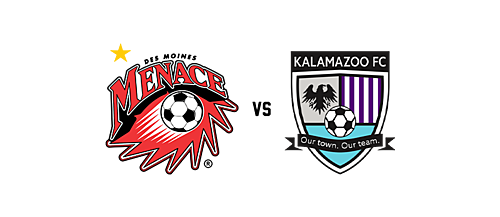 Central Conference Final - Menace vs. Kalamazoo FC poster