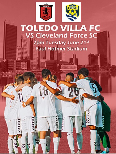 Toledo Villa FC vs. Cleveland Force SC poster