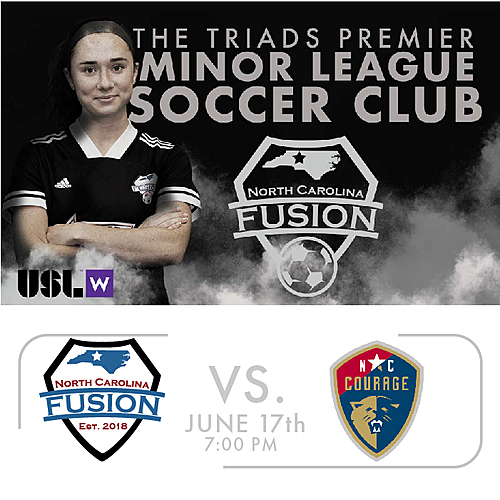 USL-W NC Fusion vs NC Courage poster