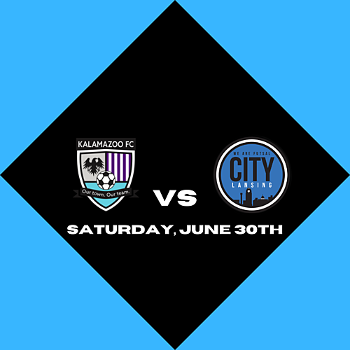 Kalamazoo FC Men vs Lansing City Football poster