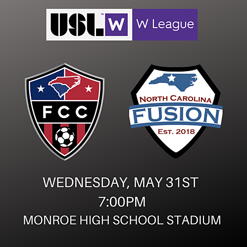 FC CAROLINAS  vs. NC Fusion (USL-W) poster