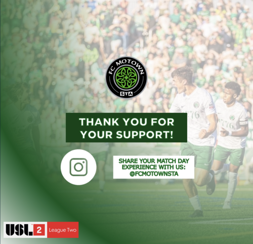 FC Motown STA vs. Westchester Flames poster