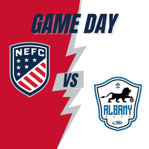 NEFC vs. Albany Rush poster