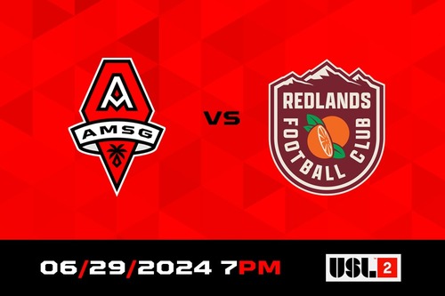 AMSG FC vs Redlands FC poster