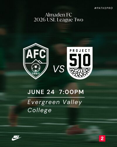 Almaden FC vs Project 510 poster