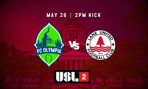 USL 2 | FC OLYMPIA VS LANE UNITED poster