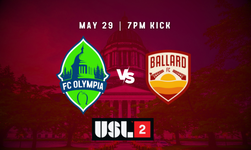 USL 2 | FC OLYMPIA VS BALLARD FC poster