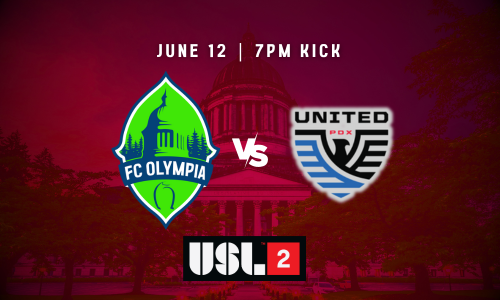 USL 2 | FC OLYMPIA VS UNITED PDX poster