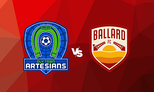 USL2:  Oly Town FC vs Ballard FC poster