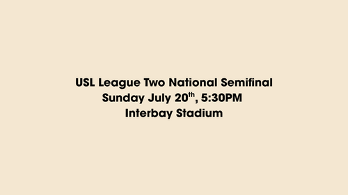 USL2 National Semifinal: Ballard FC vs. Flint City Bucks image